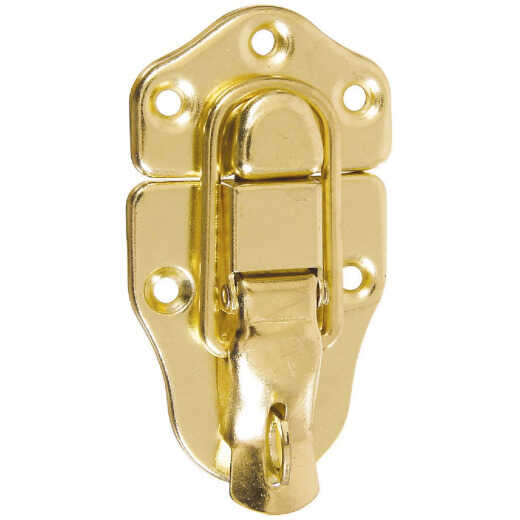 National Catalog V1849 Brass Finish Lockable Draw Catch