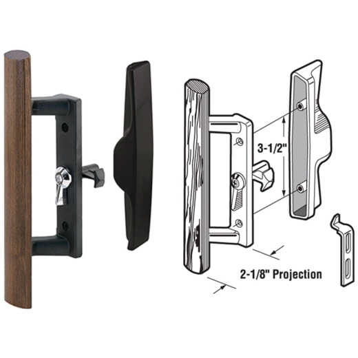 Prime-Line Internal Lock Sliding Patio Door Handle Set