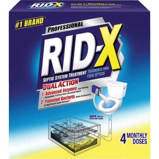Rid-X Professinal 39.2 Oz. Powder Septic Tank Treatment (4-Pack)